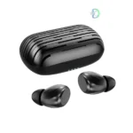 Audionic Signature S-35 wireless earbuds in charging case.