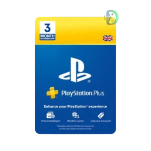 PlayStation Plus 3-month membership card