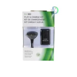 2 in 1 Charger Cable + Rechargeable Battery Pack for Xbox 360 Wireless Controller