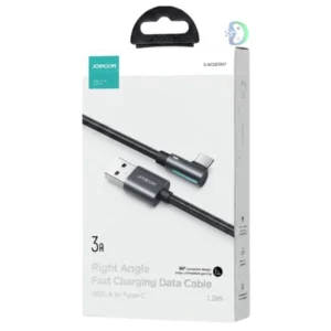 JoyRoom USB to Type-C Right Angle Fast Charging Data Cable 1.2M S-AC027A17 Price in Pakistan