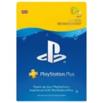 PS Plus UK 3 MonthsMembership digital subscription card for PlayStation online gaming, monthly games, and exclusive member benefits.