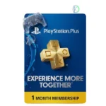 PS Plus USA 1 Month Membership digital subscription card for PlayStation users
