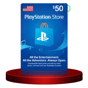 PSN Gift Card USA 50$ PlayStation Store digital wallet top up