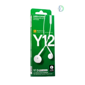 Remax 3.5mm Stereo Handsfree Y12 Wired Earphones with Microphone – Original High Quality Handsfree in Pakistan