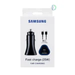 Samsung 25W Car Charger with Type C Cable EP-L21 Original Super Fast USB-C Car Charger for Samsung Galaxy Phones in Saudi Arabia