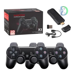 Game Stick X2 Plus 64GB - 4k Game Stick Retro Game Console With 2 Wireless Controllers