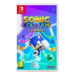 Sonic Colours Ultimate Switch colorful platforming game cover