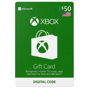 Xbox Gift Card USA 50$ digital gift card for Xbox games and Microsoft Store purchases