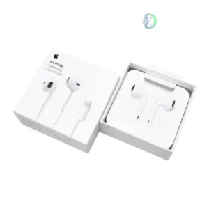 iPhone X Lightning Handsfree Original Wired Earphones with Lightning Connector for Clear Calls and HD Sound.