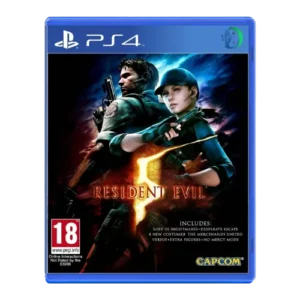 Resident Evil 5 PS4 action horror survival game cover