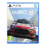 WRC 10 PS5 rally racing game cover