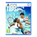 the box art for the video game Ultimate Top Spin 2k25 PS5 available in PK
