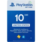 psn gift card usa 10$ digital PlayStation Network gift card for adding funds to a US PlayStation account.