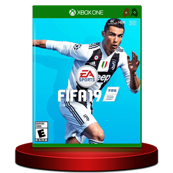 FIFA 19 Xbox One football video game with UEFA Champions League