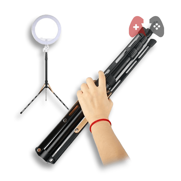 Generic Flashlight Camera Tripod Stand - 2.1M - Image 3