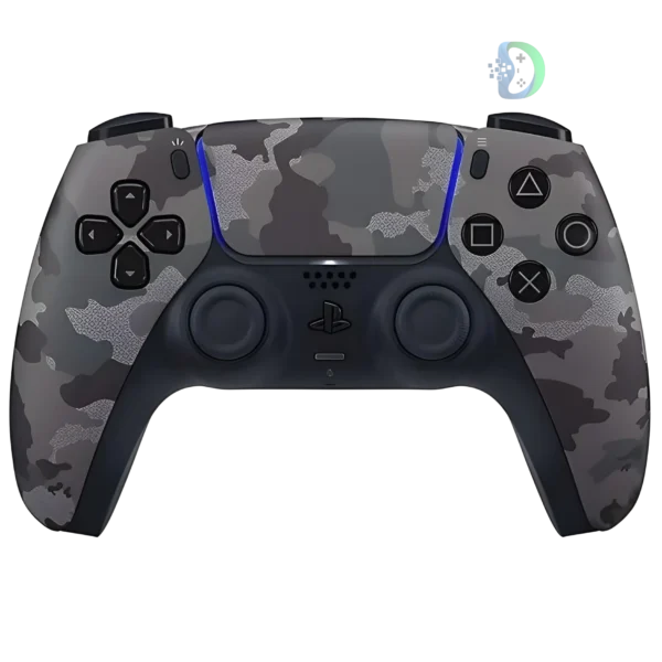 PS5 Gray Camouflage Joystick Used Front