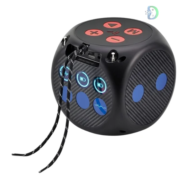 KISONLI G15 PORTABLE MOBILE MUSIC BLUETOOTH DICE MINI SPEAKER - Image 2