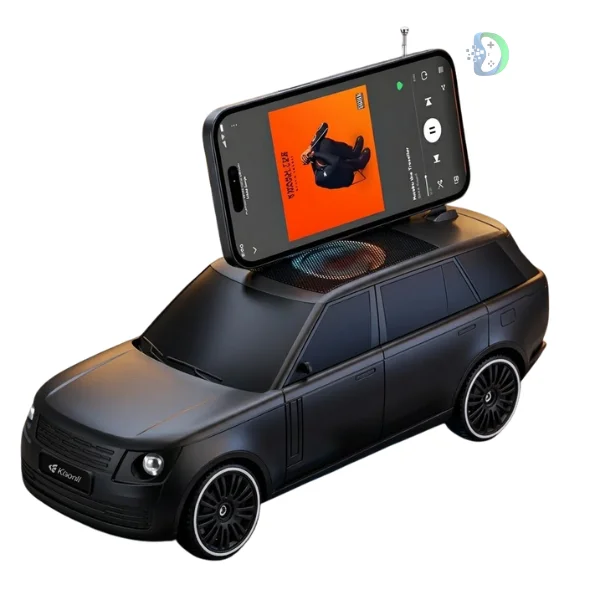 Kisonli B3 Solar Car Charging Stereo Bluetooth Speaker with 10W Super Bass, Solar Panel, FM Radio and Flashlight