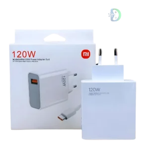 XIAOMI 120W EU Plug QC3.0 Fast Quick Wall Charger with Type‑C Cable