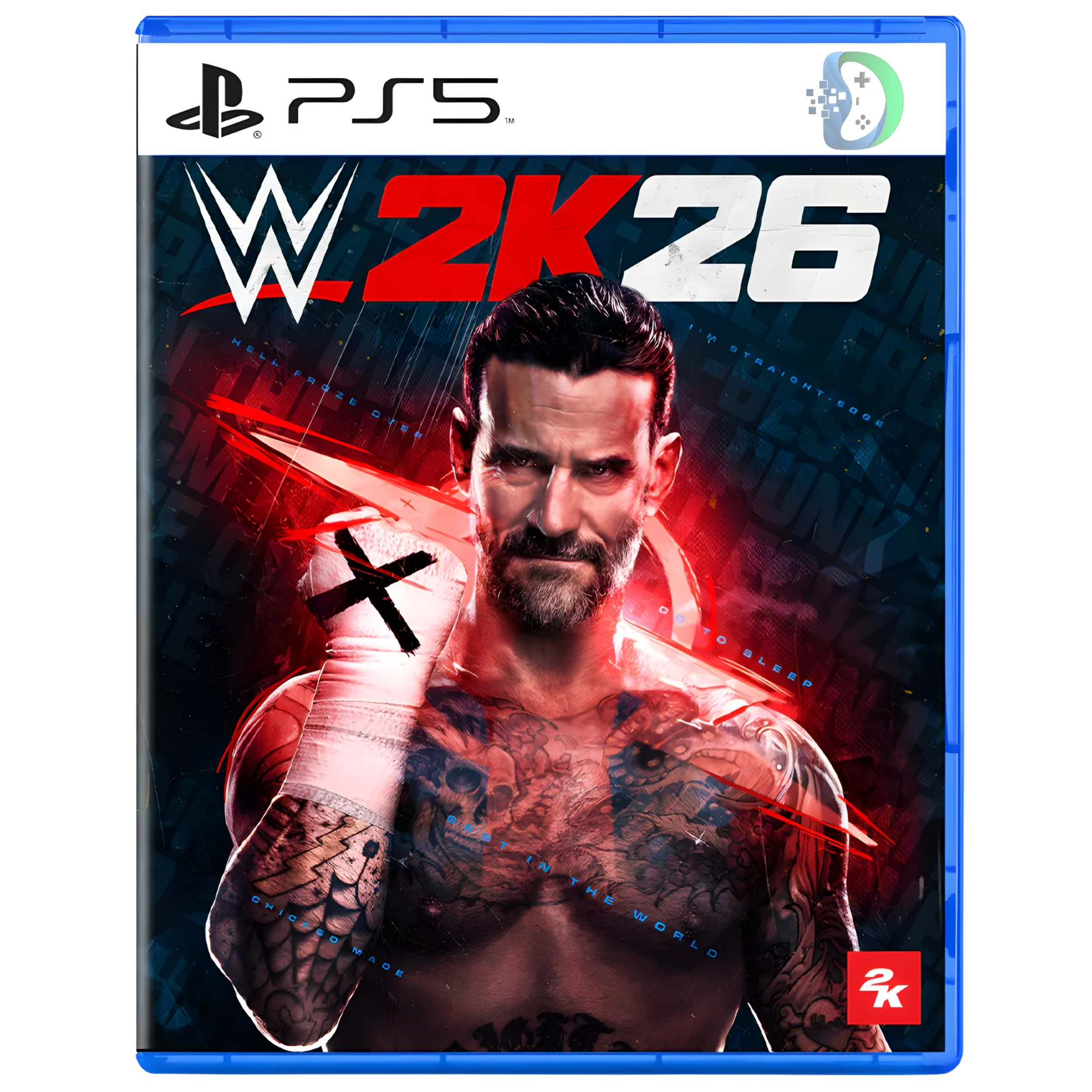 WWE 2K26 PS5 PlayStation 5 wrestling game disc cover